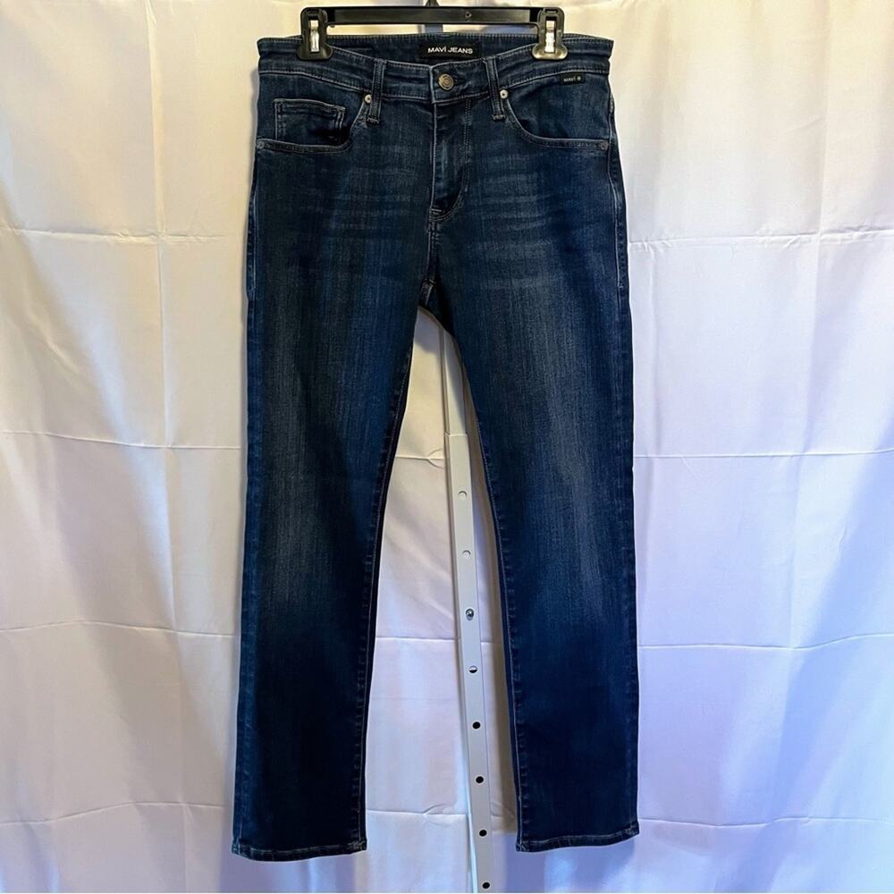 Mavi Marcus Men’s Dark Wash Straight Leg Athletic Fit Denim Jeans 30x30 29 Tag‎